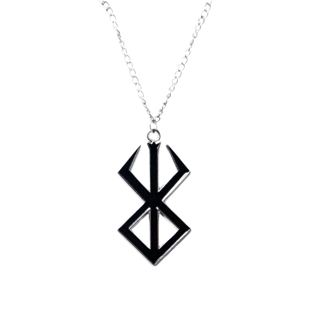 Black Logo Necklace
