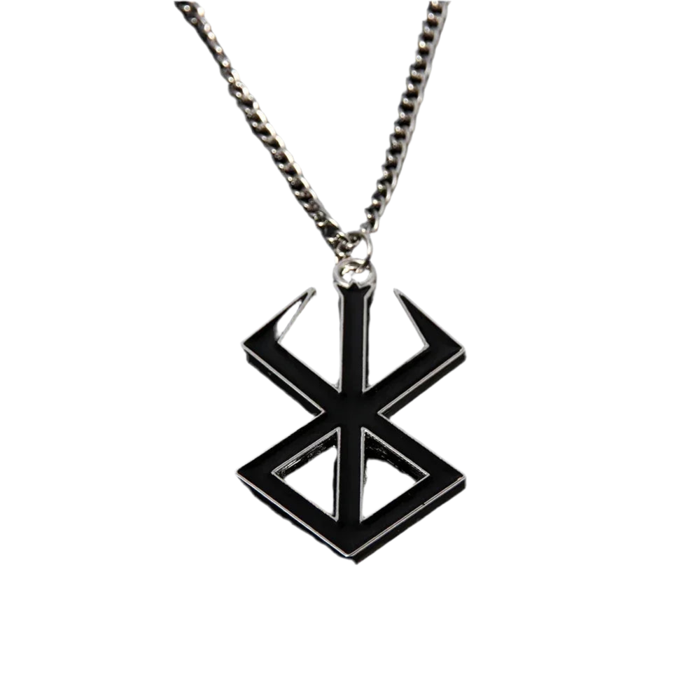 Black Logo Necklace
