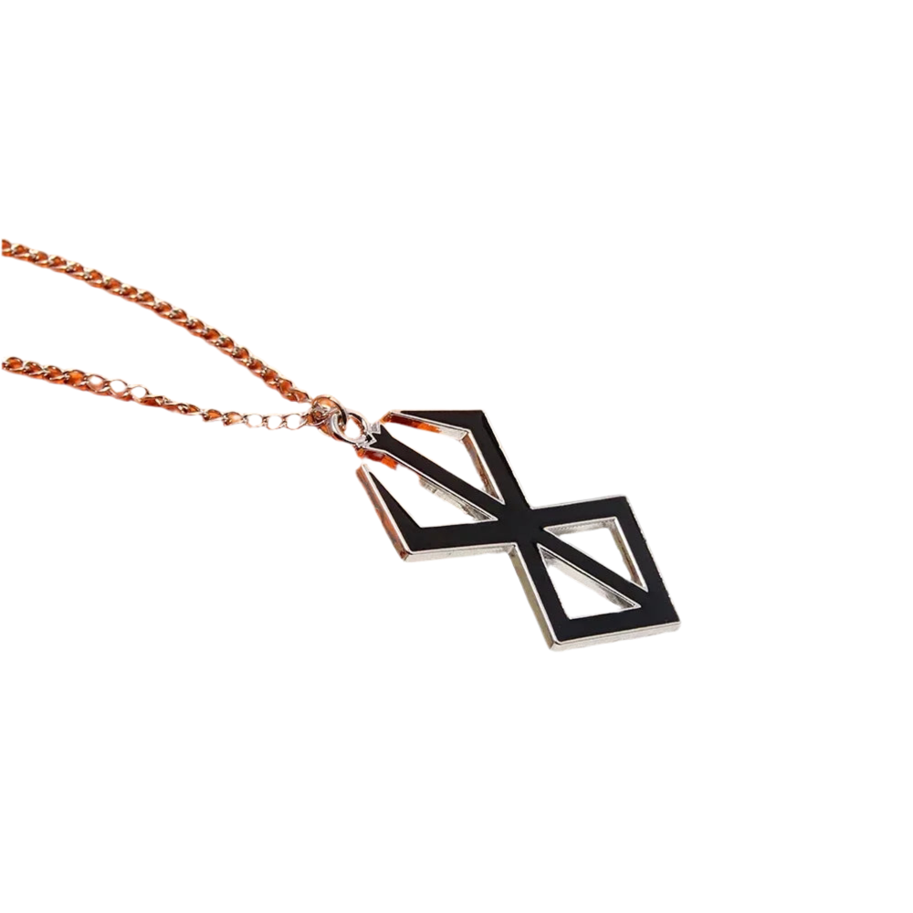 Black Logo Necklace