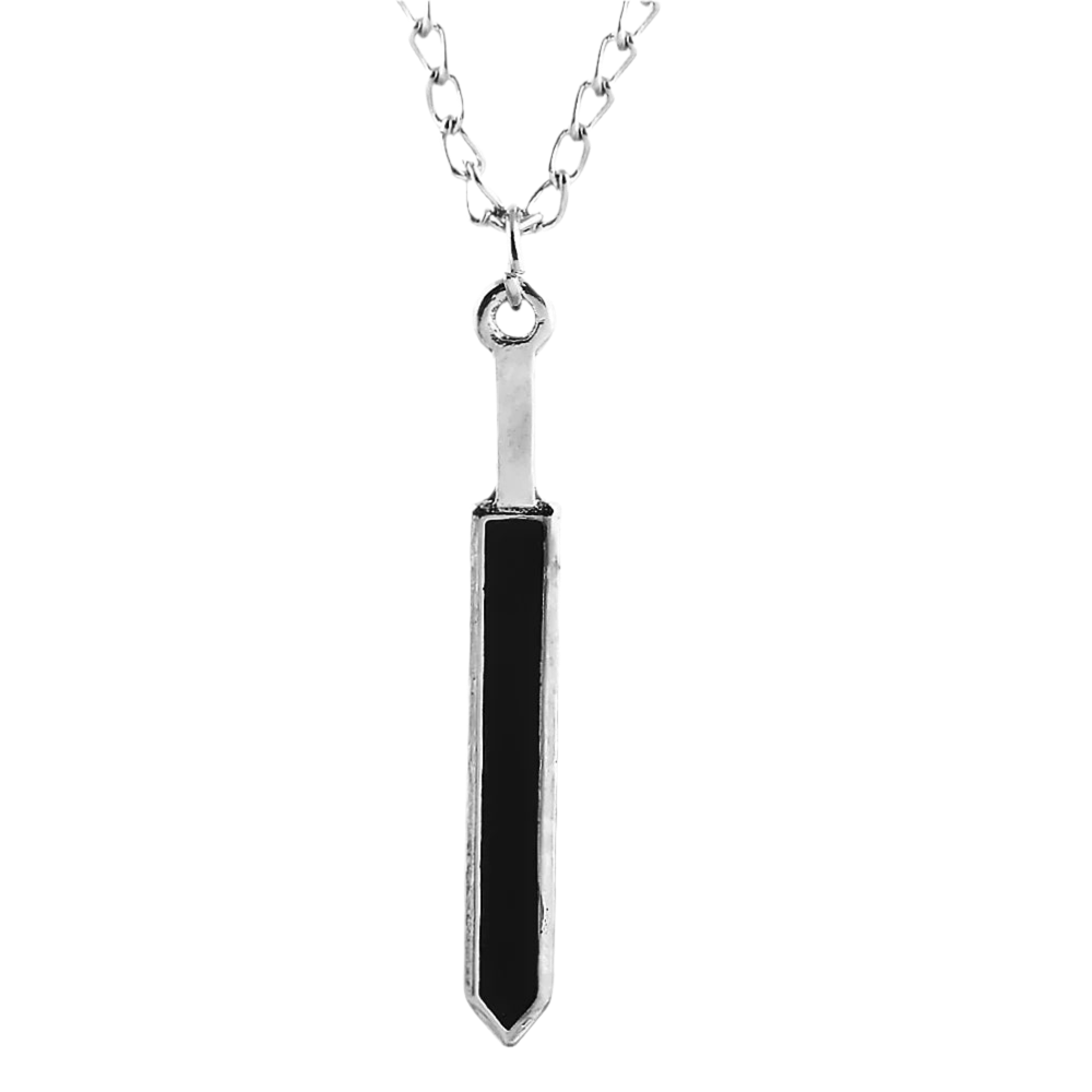Black Logo Necklace